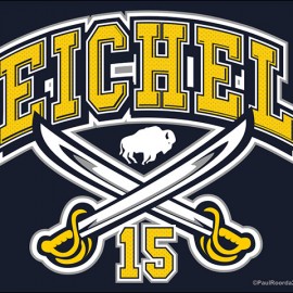 Jack Eichel Buffalo Sabres Screen Printed Tee Shirt